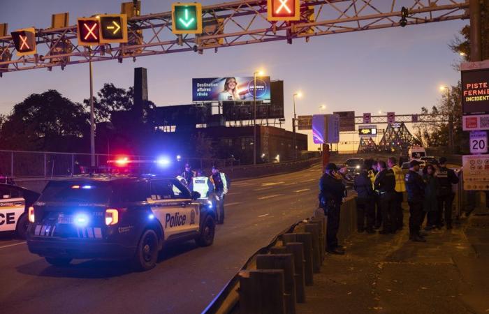 A splash at the Jacques-Cartier Bridge | Three activists will spend the night in prison