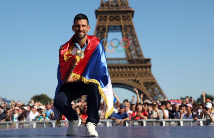 Novak Djokovic. All the gold in the world