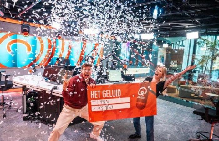 ‘Het Geluid’ by QMusic has been guessed: Lynn (33) wins no less than 43,100 euros