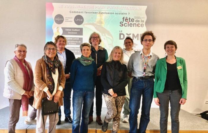 In this Orne school, a researcher shares his innovative project with children