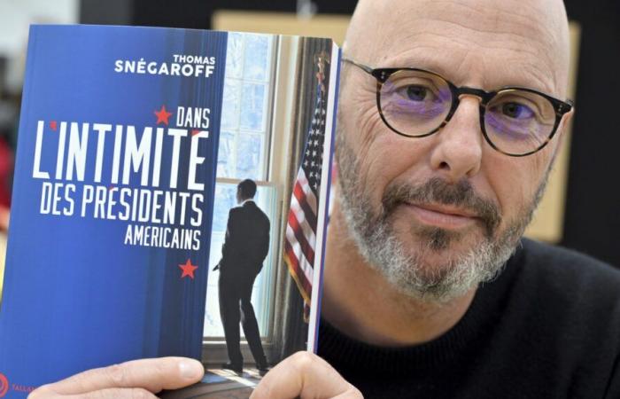 Thomas Snégaroff, author of a book on the privacy of American presidents