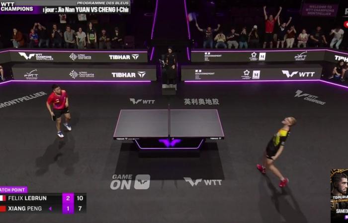 Table tennis | The evening to forget by Félix Lebrun facing this Chinese