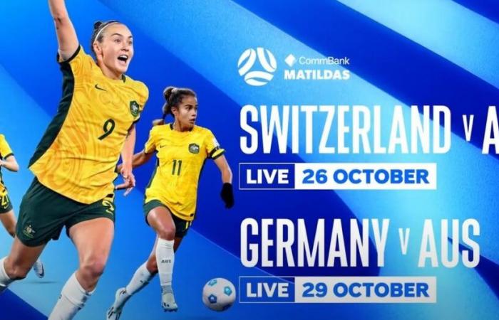 CommBank Matildas on Paramount+ take on Switzerland and Germany