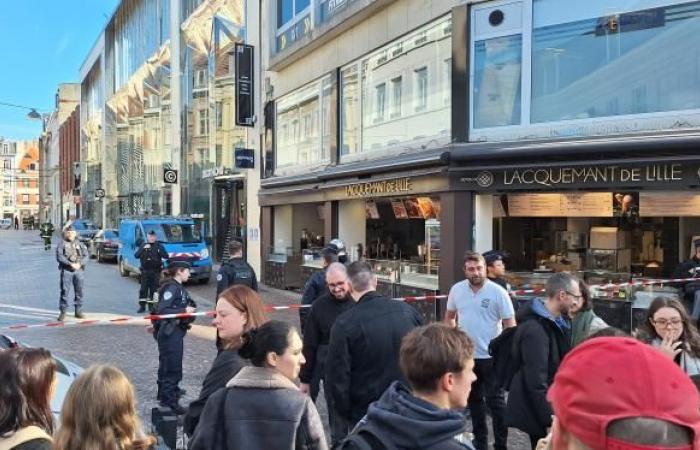 Lille: almost half of the pedestrian streets evacuated this Friday, after a gas leak