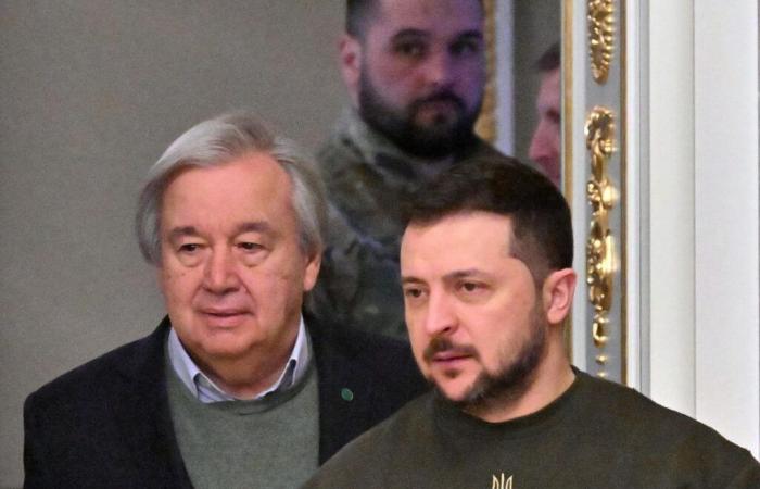 Zelensky refuses to receive Guterres after his visit to Russia