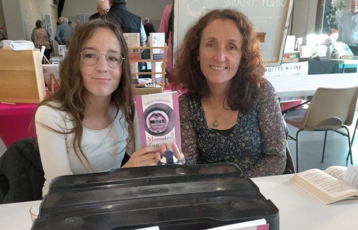 Solène Coutaudier, 14 years old, was at the Touget Book Fair