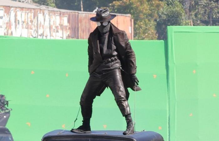 Nic Cage’s ‘Spider-Man Noir’ Costume Seen for First Time on Set