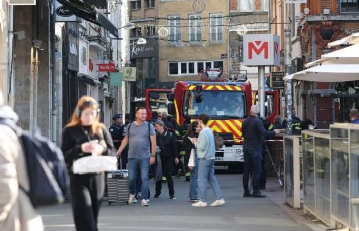 Lille: almost half of the pedestrian streets evacuated this Friday, after a gas leak