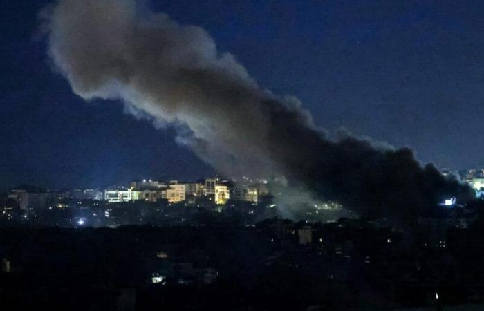 the Israeli army carries out new bombings on the southern suburbs of Beirut