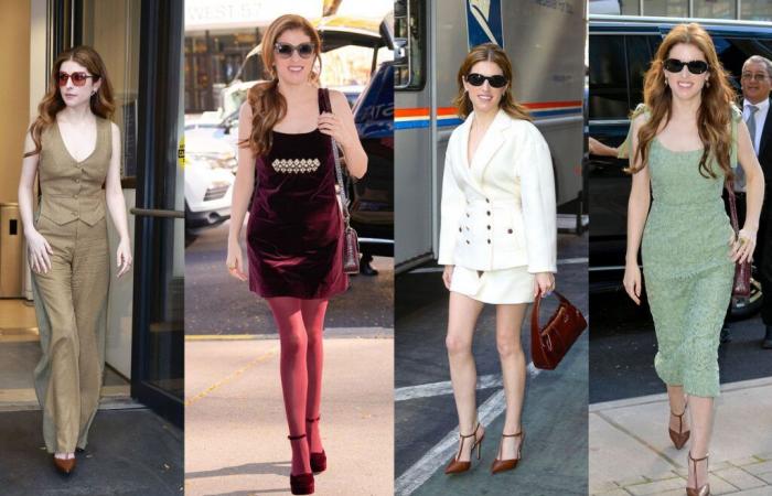 Chic and elegant, Anna Kendrick's perfectly mastered fashion marathon in New York