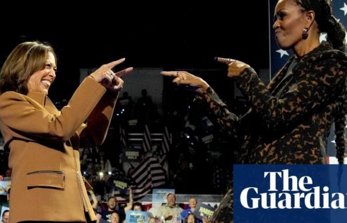 Michelle Obama blasts Trump for ‘gross incompetence’ at Harris’s Michigan rally | US elections 2024