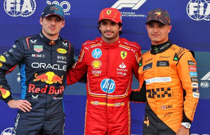 the starting grid for the Mexican Grand Prix