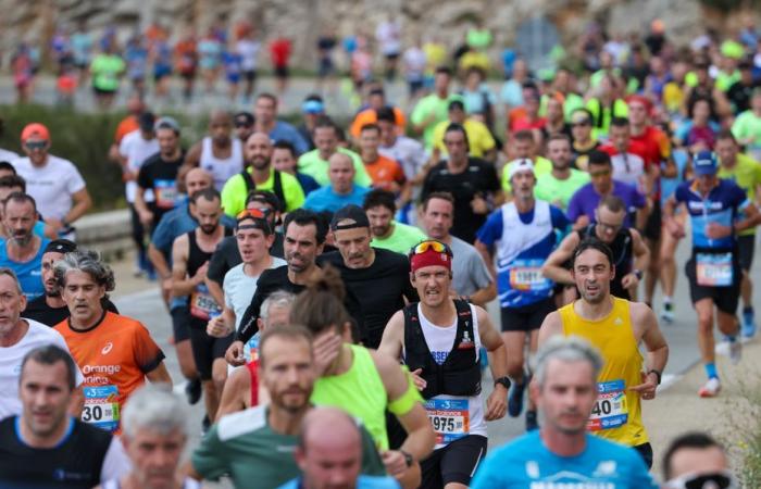 follow the race in video from the start to the finish of all the runners from 8:45 a.m.