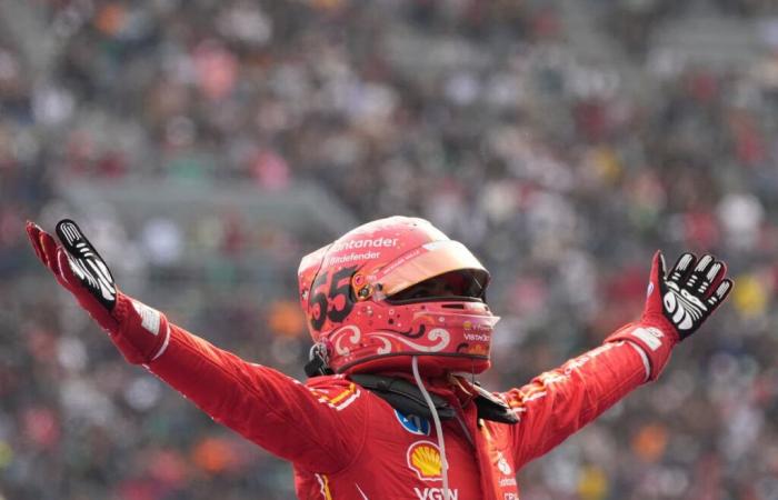 F1 Mexico Grand Prix LIVE: Carlos Sainz wins from pole position ahead of Lando Norris