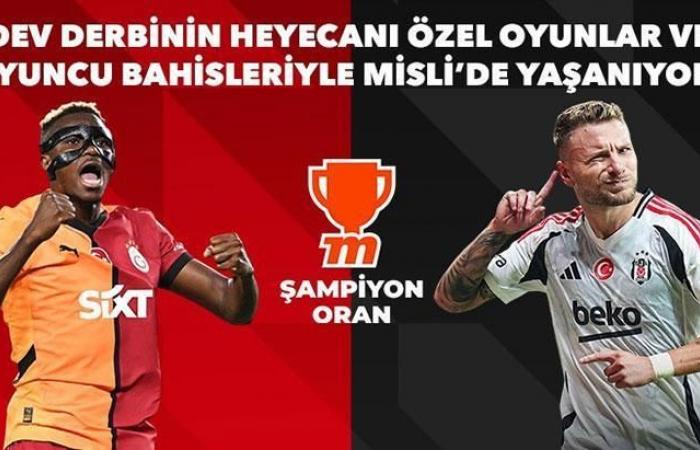 Special games for Galatasaray – Beşiktaş derby are at Misli… – Football – Sports News