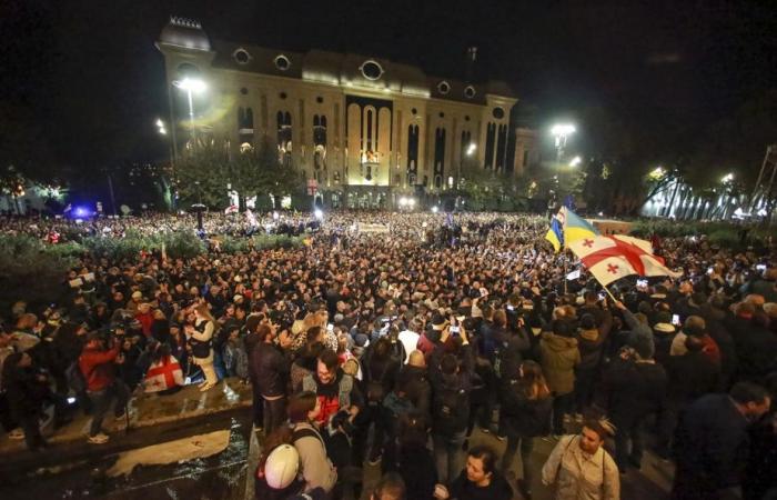 Legislative elections in Georgia | Opposition demonstrates against ruling party’s controversial victory