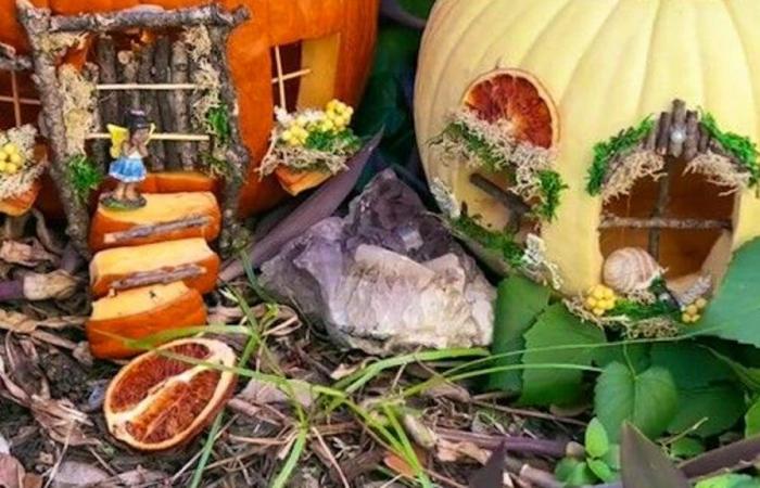 The Web is under the spell of these pumpkin fairy houses