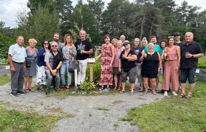 Inauguration of the Claude Bincette space at the Vieux-Bellefeuille collective garden