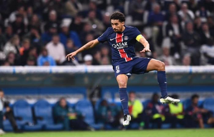 images of the big gash on Marquinhos’ torso