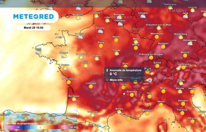 discover the regions where it will be the hottest over the next few days!