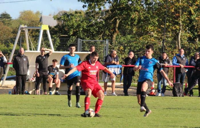 heated match between Bourbriac and Plouagat, with tensions and red cards