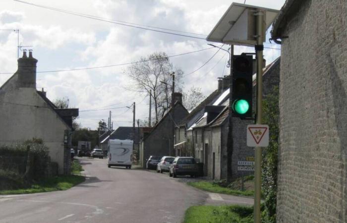 Smart lights installed near Sainte-Mère-Église