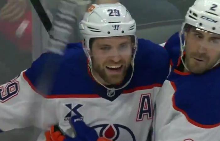 Leon Draisaitl gets the Wings for his party