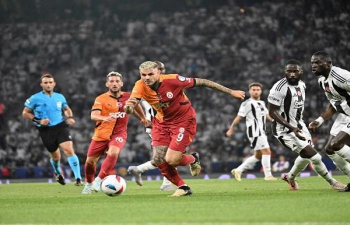 Galatasaray faces Besiktas in the Turkish League “derby”.