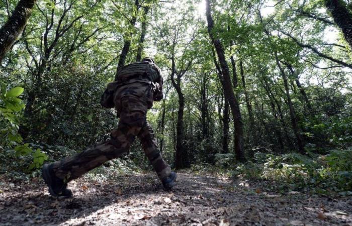 Reservist soldiers from Charente train in the Dordogne for four days