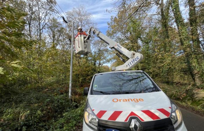 Morbihan. One year later, Orange learns the lessons of storm Ciaran