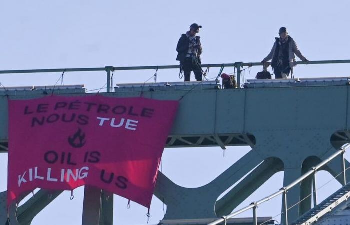 Activists who blocked the Jacques-Cartier Bridge: he is out of prison, but the protests are over