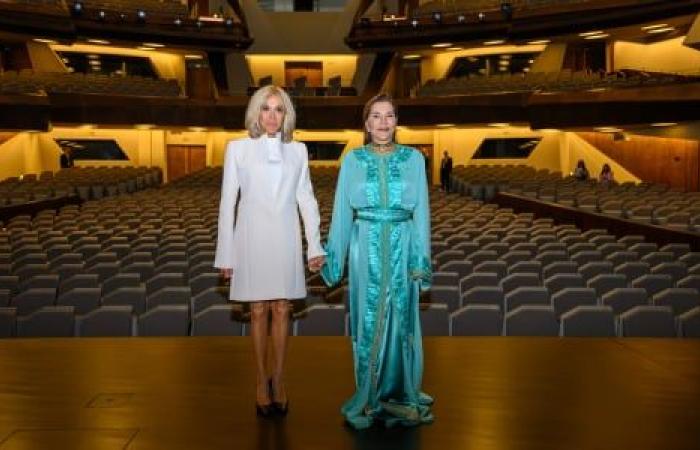 On High Instructions from HM the King, HRH Princess Lalla Hasnaa, accompanied by Mrs. Brigitte Macron, inaugurates the Royal Theater of Rabat