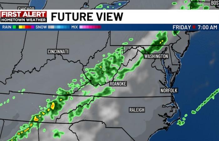 October finishes unseasonably warm; few showers likely Friday