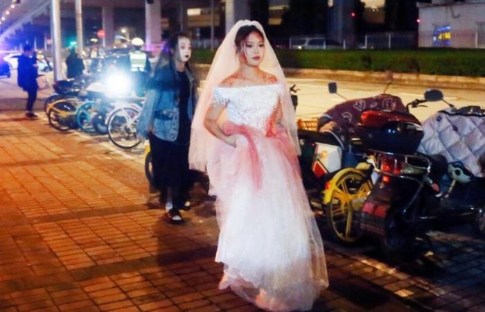 Shanghai police crack down on Halloween costumes, partygoers