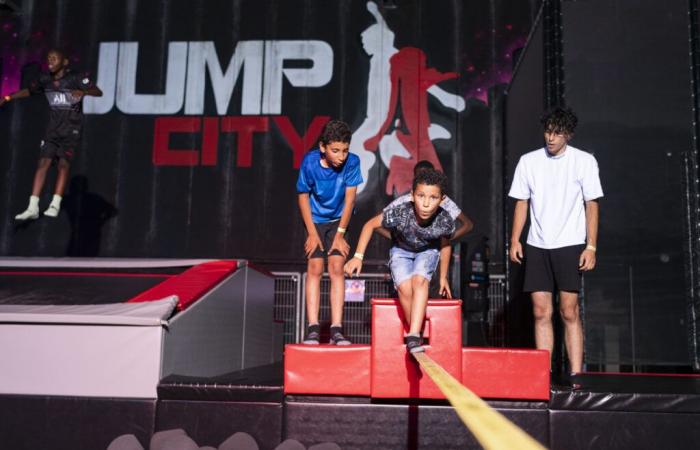 Jump City 77, the trampoline park near Vaires-sur-Marne