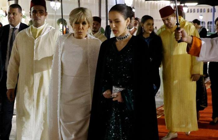 During Emmanuel and Brigitte Macron's visit to Morocco, Princess Lalla Khadija made her debut on the public stage