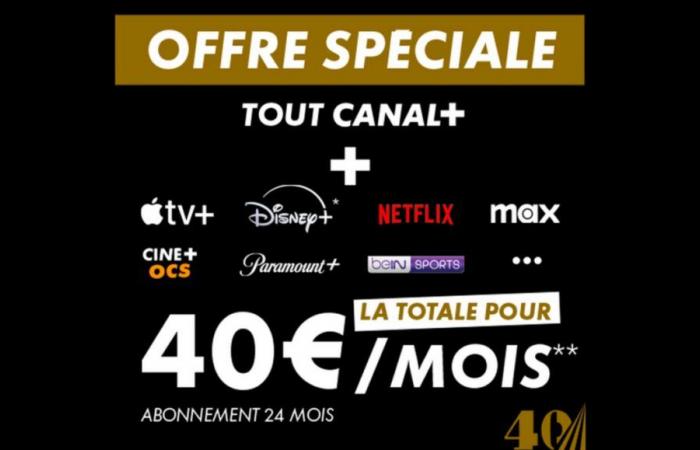 Canal+: a special 50% off offer with “all Canal+”, Netflix, Max and Disney+