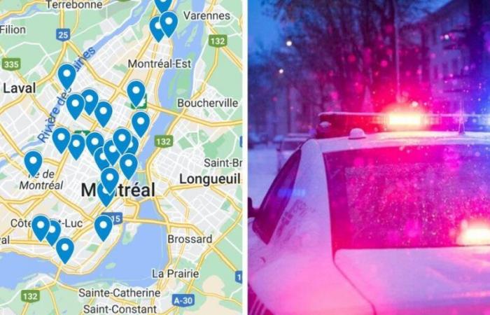 Murders in Montreal: This map shows exactly where and how they took place in 2024