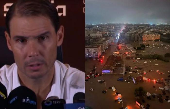 Tennis. ATP – Rafael Nadal supports the victims in Spain: “A sad day…”