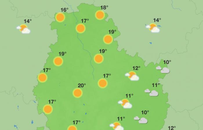 Weather in Côte-d'Or – An All Saints' Day weekend marked by fog and sun