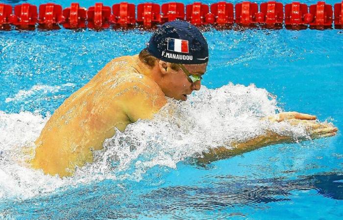 Léon Marchand smashes the world record in the 200m short course medley