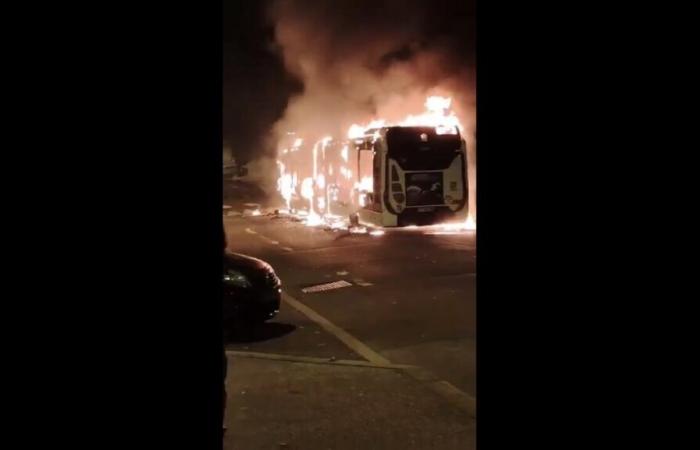 Lyon. TCL buses attacked and burned in Rilleux-la-Pape, residents urgently evacuated