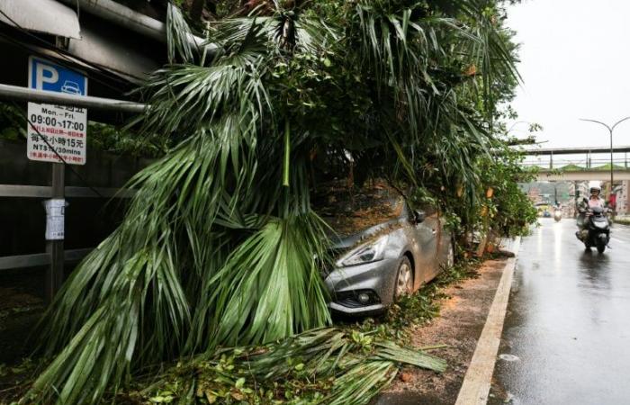 Taiwan: two dead and more than 500 injured after the passage of Typhoon Kong-rey