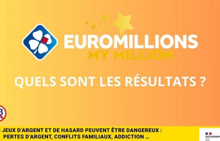 The FDJ EuroMillions results for Friday November 1, 2024