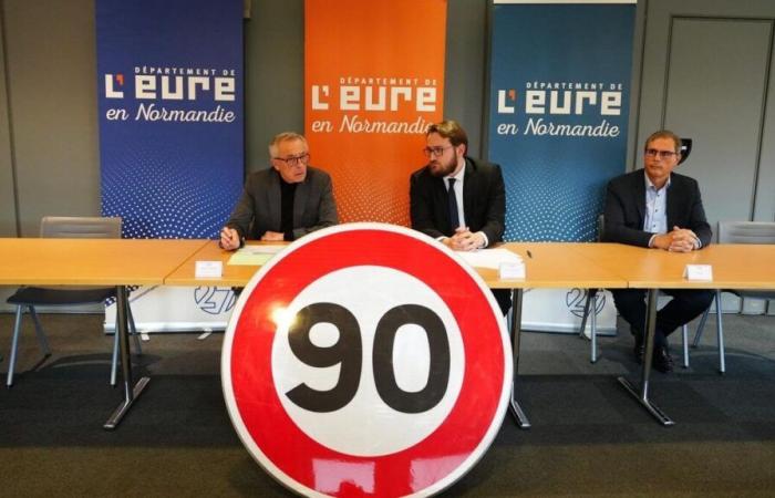 Eure wants to return to 90 km/h on its departmental roads