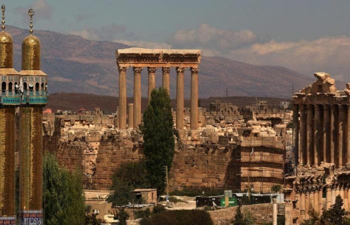 In Lebanon, the town of Baalbeck and its Roman ruins are deserted by locals and tourists