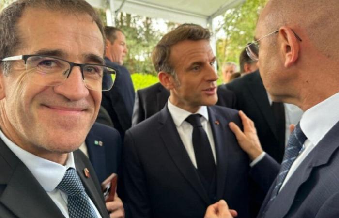 At the head of a federation worth several billion euros, this Manchois was with Emmanuel Macron in Morocco