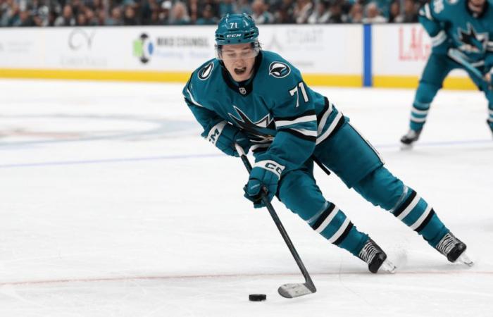 Sharks: Celebrini back with his teammates