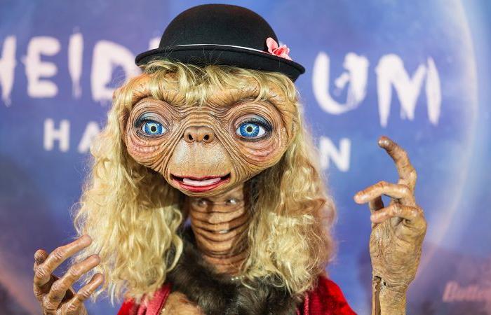 Heidi Klum arrives at 2024 Halloween bash in elaborate E.T. costume