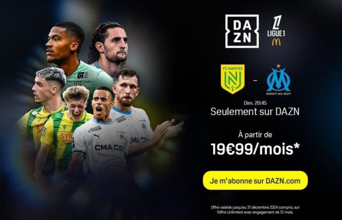 This weekend, take advantage of DAZN again at a low price to watch the 10th day of Ligue 1